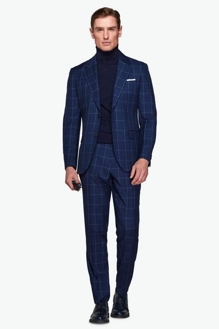 Muški sako Navy Check