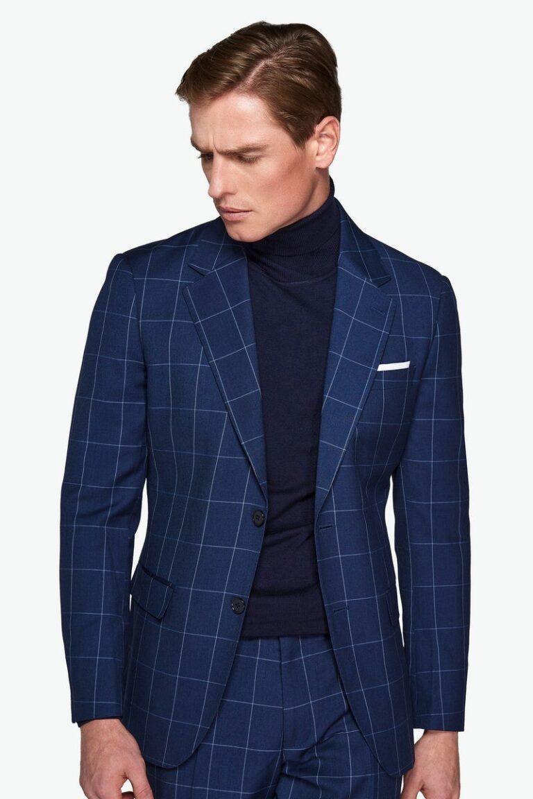 Muški sako Navy Check