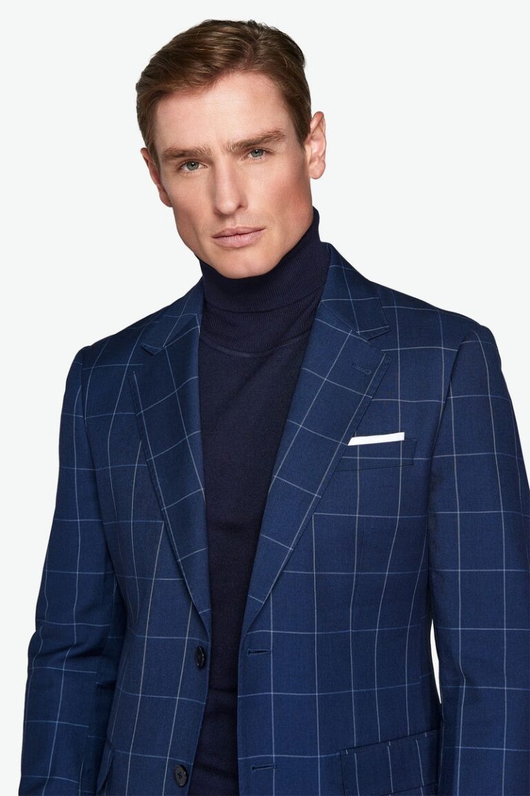 Muški sako Navy Check