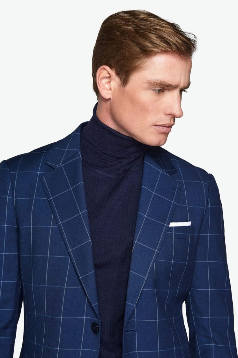Muški sako Navy Check