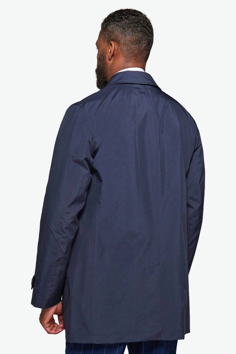 Svetloplavi Trench mantil