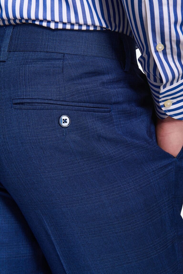 Pantalone Princ od Velsa royal blue