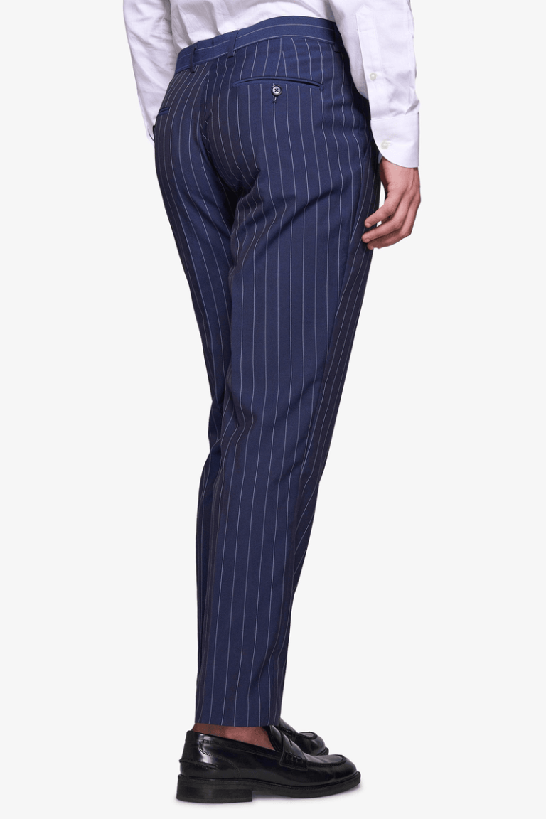 Plave pantalone na pruge