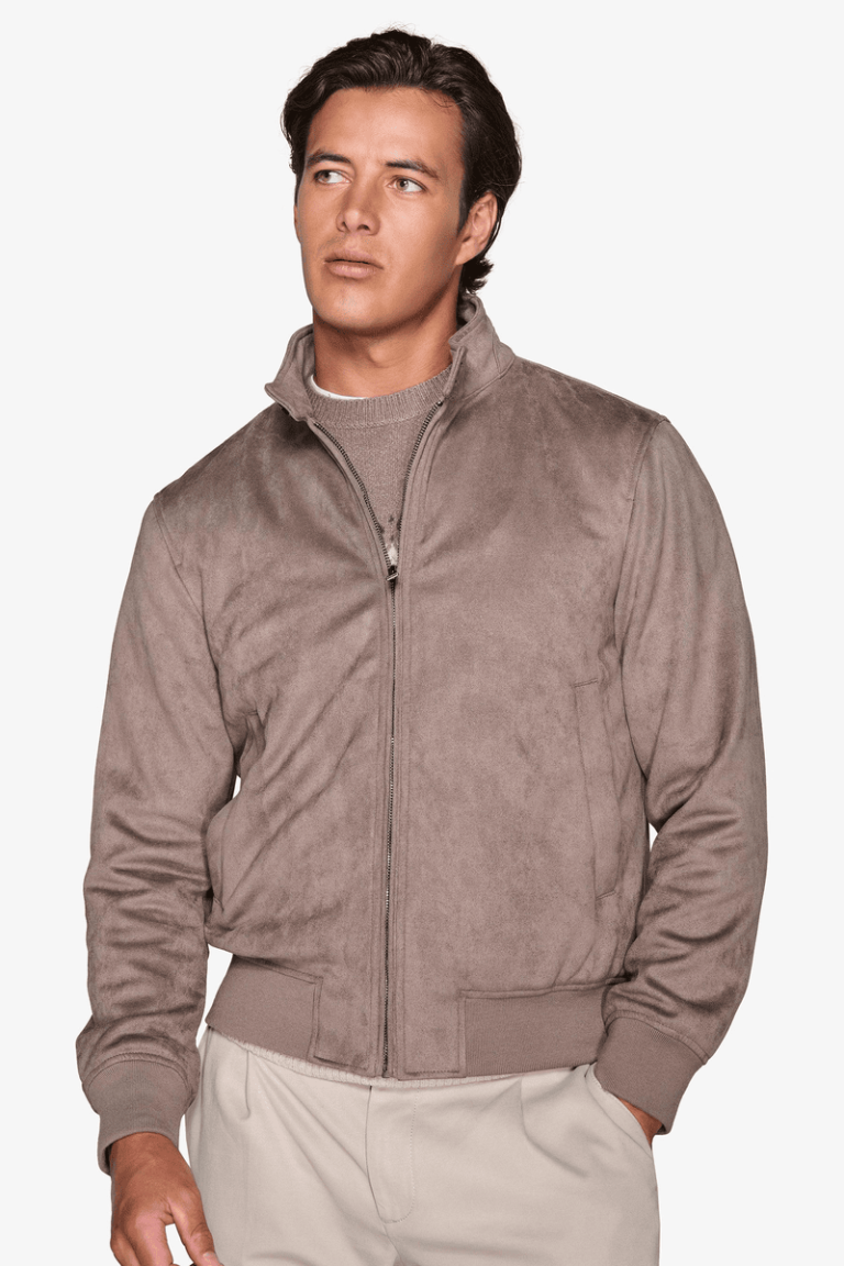Taupe bomber jakna