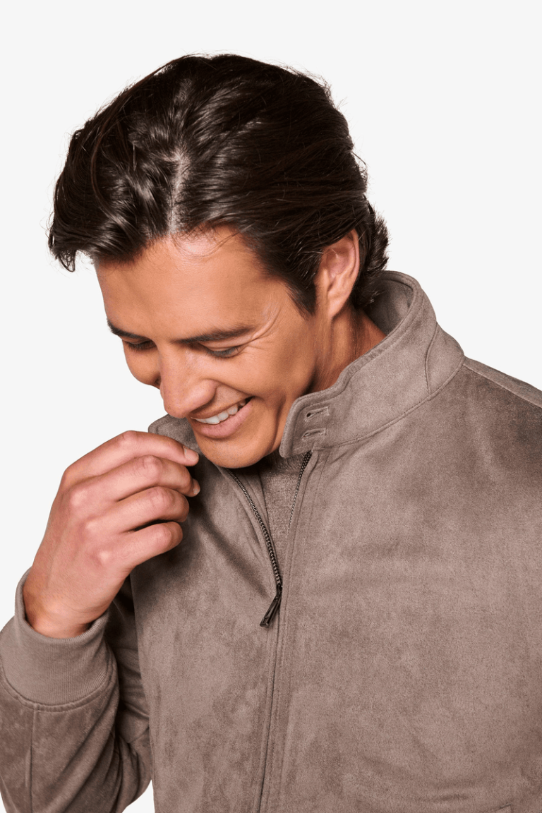 Taupe bomber jakna