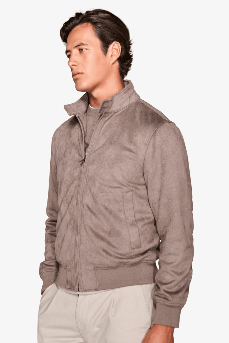 Taupe bomber jakna