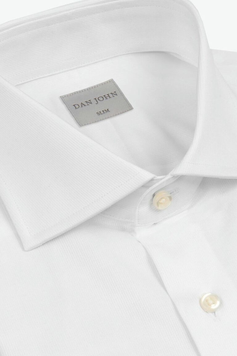 Bela košulja Slim Fit sa manžetnama