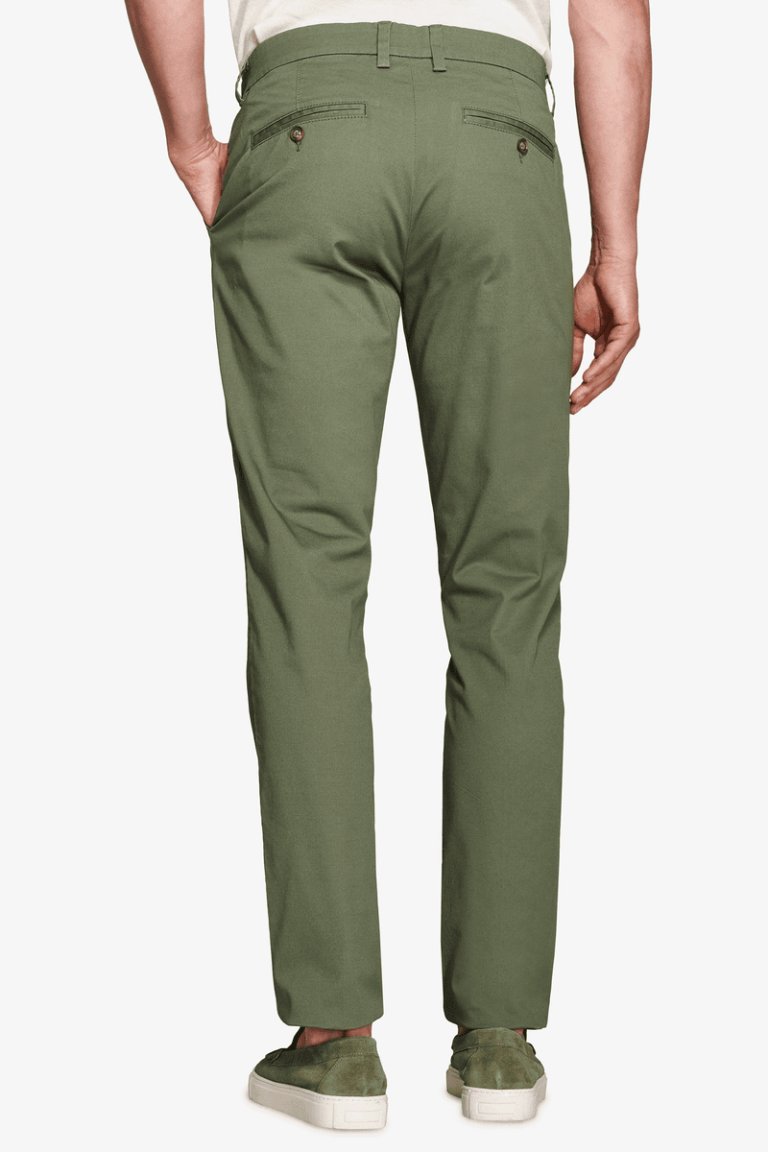 Verde chino pantalone