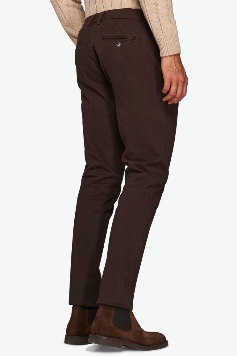 Braon chino pantalone od gabardina