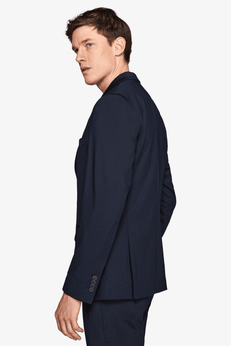Plavi slim fit sako Trevi