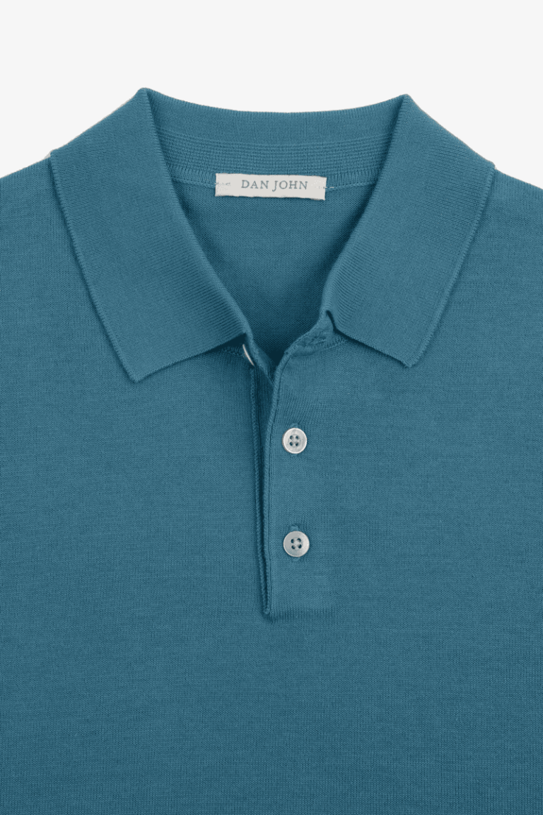 Teal polo majica