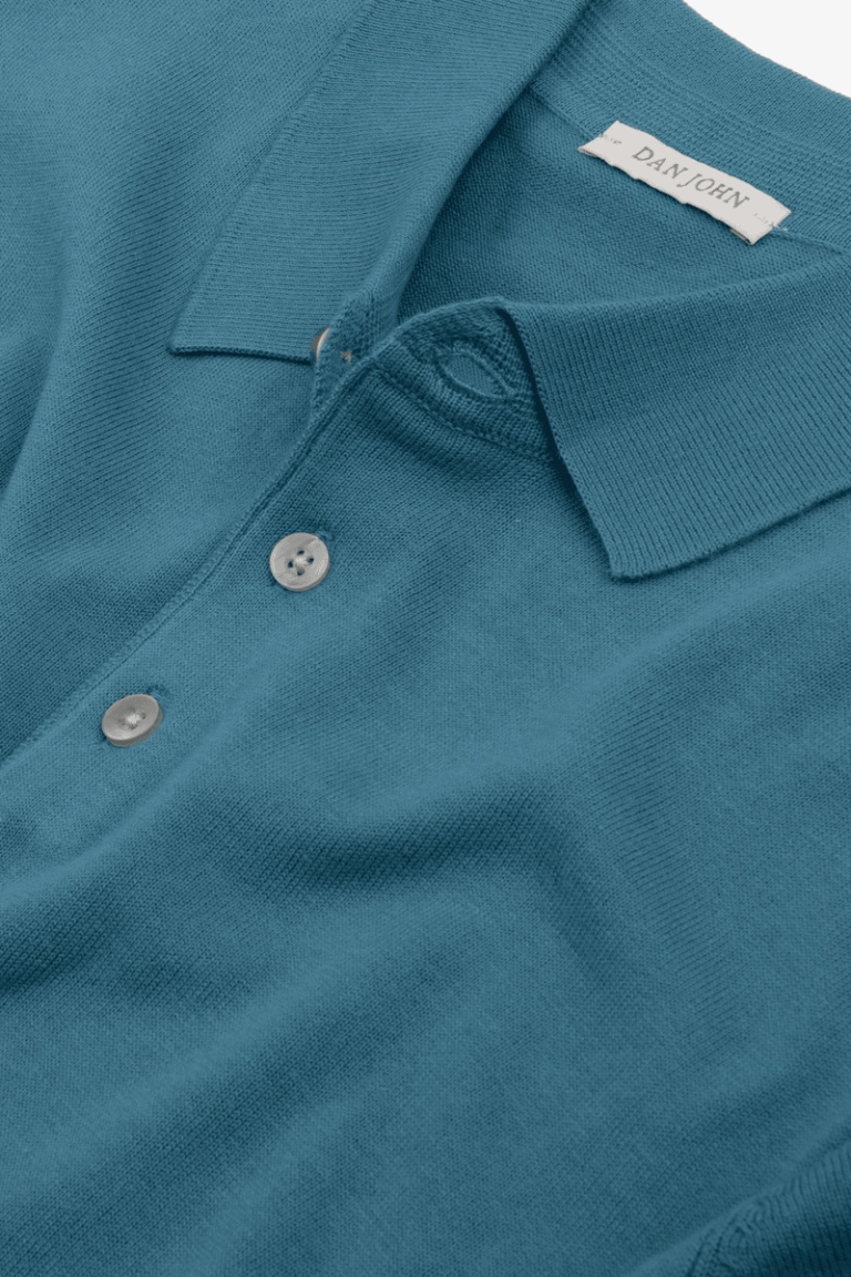 Teal polo majica