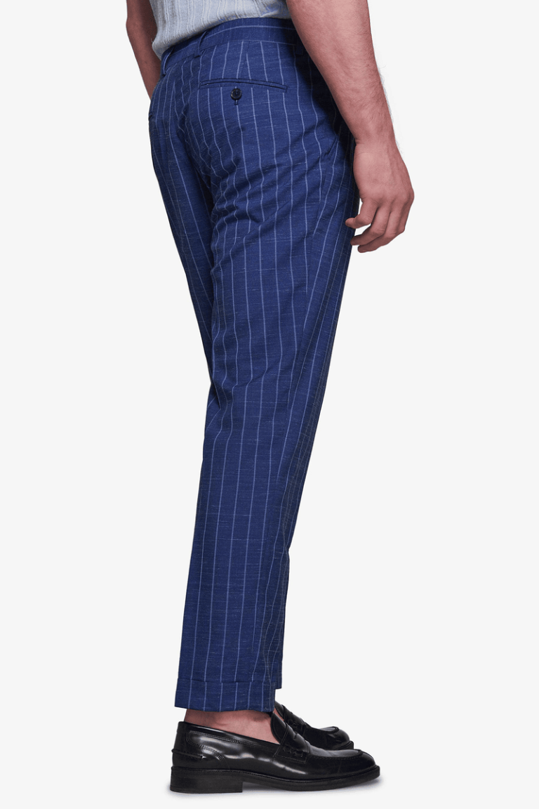 Muške pantalone na pruge Melange