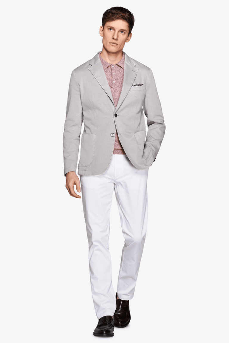 Slim fit sivi sako Condotti