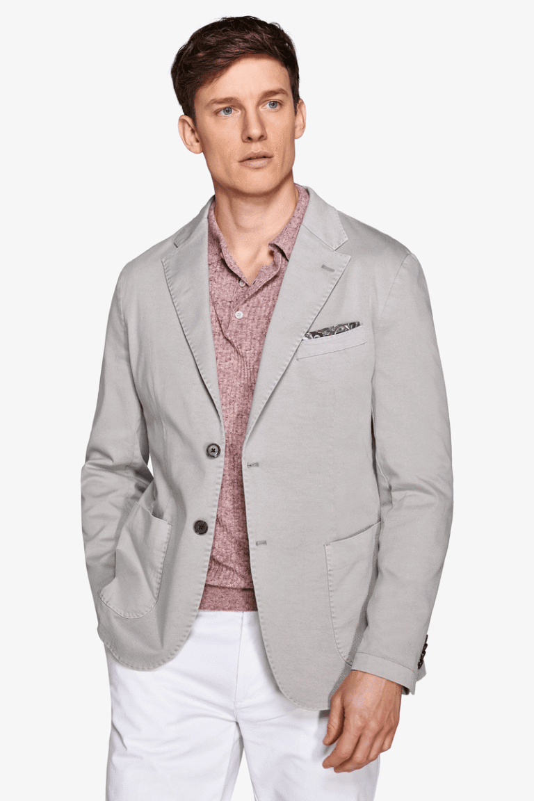 Slim fit sivi sako Condotti