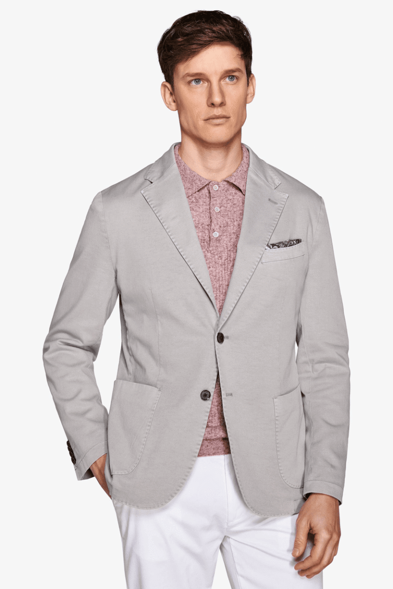 Slim fit sivi sako Condotti