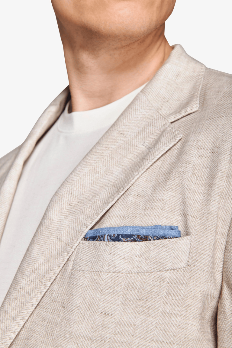 Herringbone bež muški sako