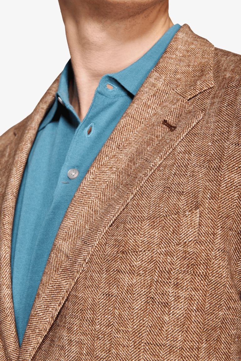 Herringbone Tobacco muški sako