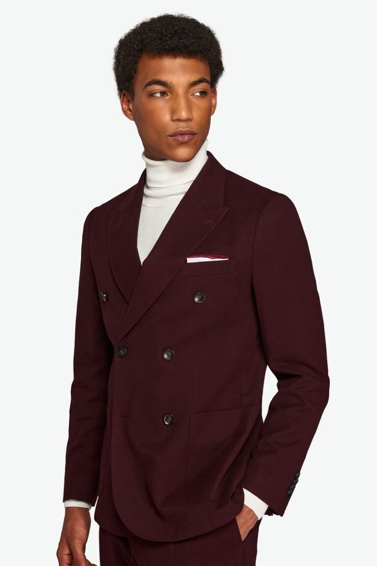Muški sako Bordeaux