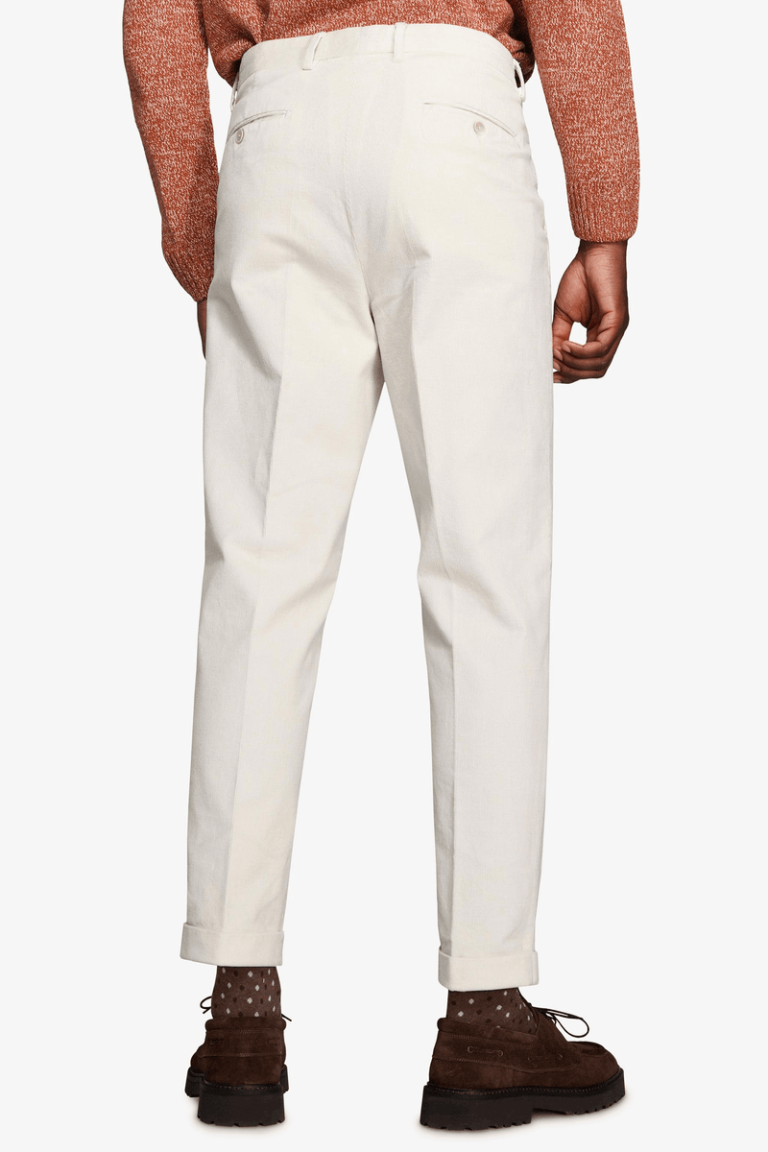 Krem pantalone od finog somota