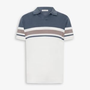 Muška pletena polo majica na pruge